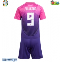 Tyskland Niclas Fullkrug #9 Bortedraktsett Barn EM 2024 Kortermet (+ Korte bukser)